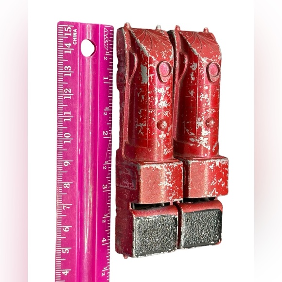 Vintage Crescent Red Train? Lot of 2 Made In England - Picture 8 of 10